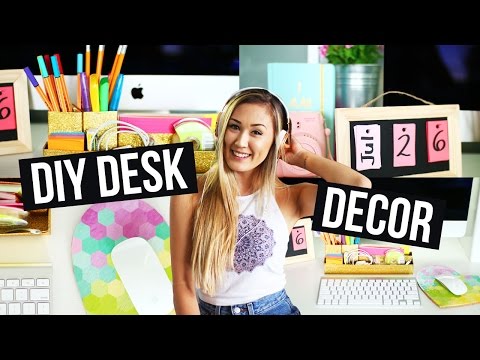 DIY Desk Organization & Accessories to Make Your Desk Cute! | LaurDIY