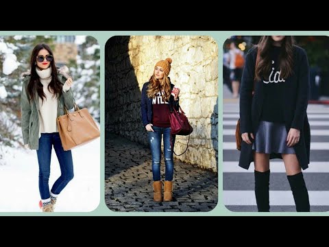 Letest trendy & stylish winter causal looks for teen girls 2019_2020// teen girls winter looks