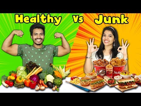 Healthy Food Vs Junk Food Challenge | Hungry Birds