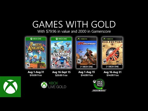 Xbox – August 2020 Games with Gold